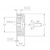ST 38-250 - Guia Telescópica INOX Ext. Parcial