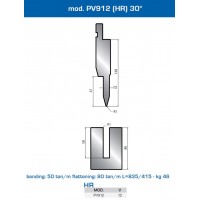 Matriz e Punção  Mod. PV912 (HR) 30º