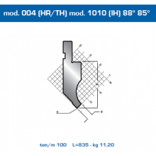 Punção Mod. 004(HR/TH) Mod.1010 (IH) 88º 85º